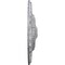 Ekena Millwork Lyon Ceiling Medallion (Fits Canopies up to 3 5/8"), 23 1/2"OD x 3 1/4"P, Ultra Pure White Crackle CM23LYUWC - alternate 4